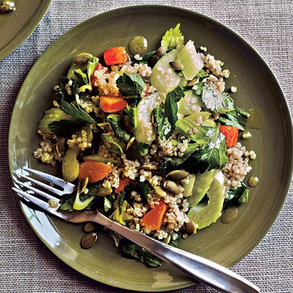 Quinoa and parsley salad