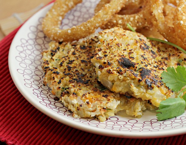 Quinoa and sweet potato croquettes