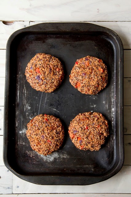 Quinoa bean burger