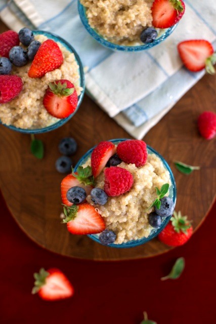 Quinoa breakfast pudding