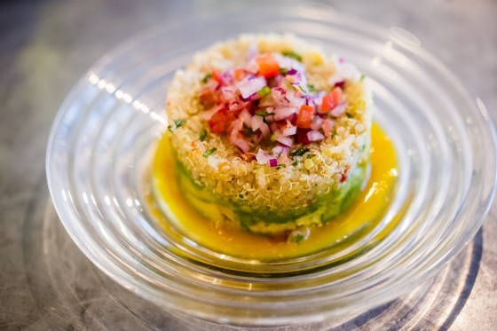 Quinoa, butter bean & avocado salad (Ensalada de quinua)