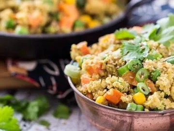 Quinoa curry bowls 