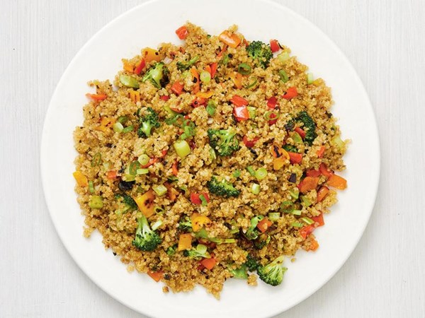 Quinoa fried “rice”