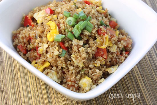 Quinoa "fried rice"
