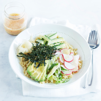 Quinoa grain bowls