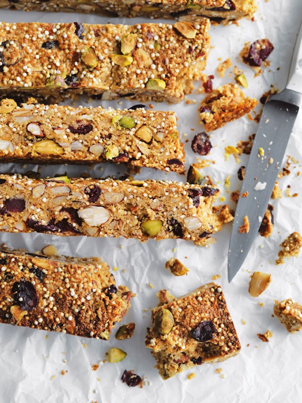 Quinoa granola bars