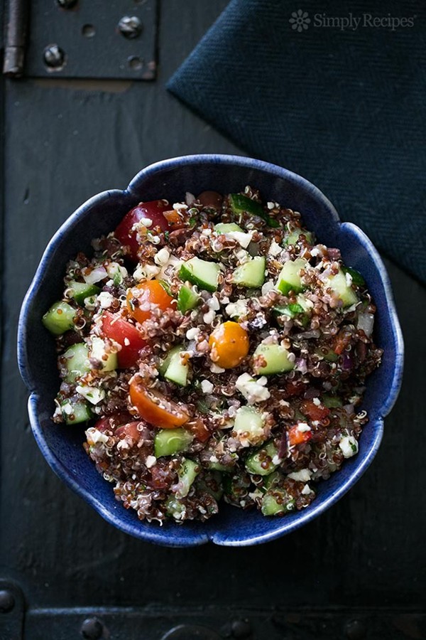 Quinoa Greek salad