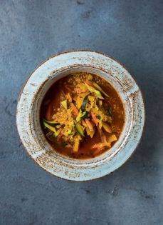 Quinoa minestrone