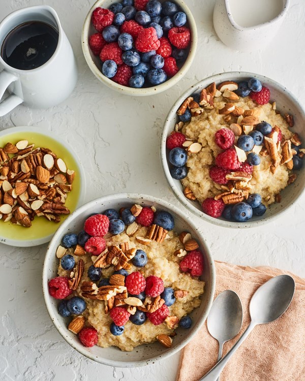 Quinoa-oatmeal cereal