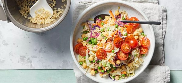 Quinoa slaw bowl