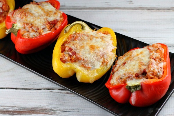 Quinoa stuffed bell peppers
