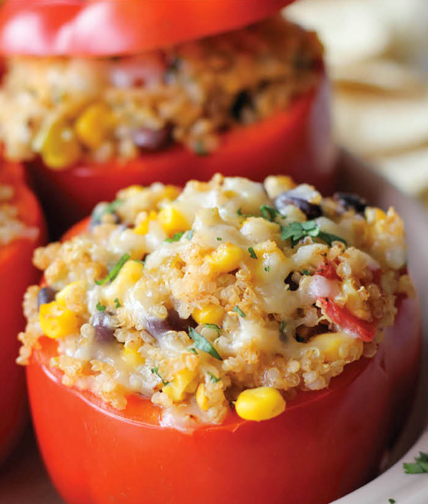 Quinoa stuffed bell peppers
