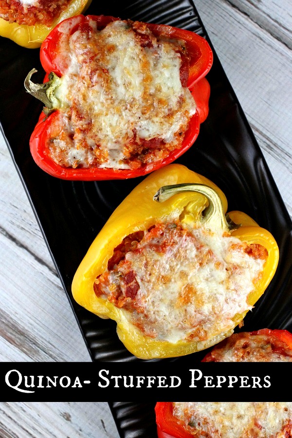 Quinoa-stuffed peppers