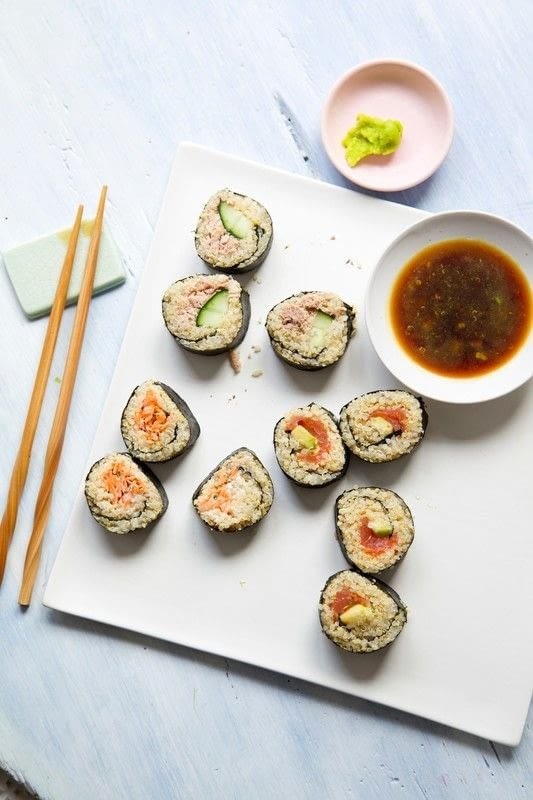 Quinoa sushi