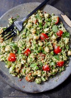 Quinoa tabbouleh with chickpeas
