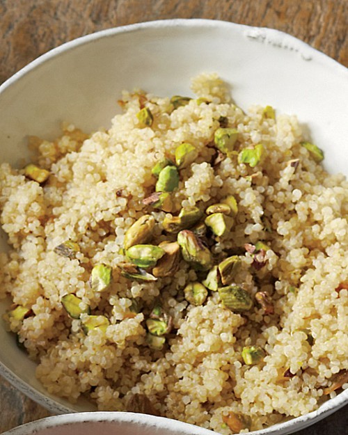 Quinoa with pistachios