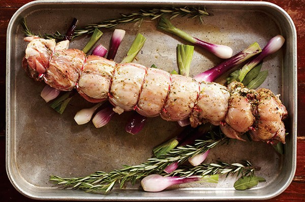 Rabbit porchetta