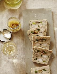 Rabbit terrine with onion marmalade