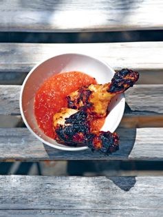 Rabbit thighs with sundried tomatoes