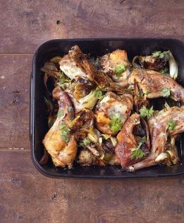 Rabbit with artichokes