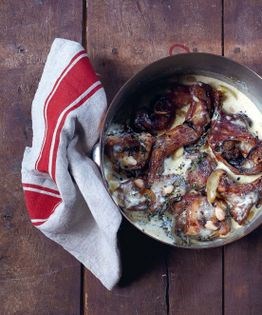Rabbit with lemon thyme