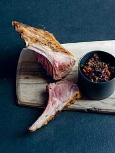 Rack of lamb with tapenade