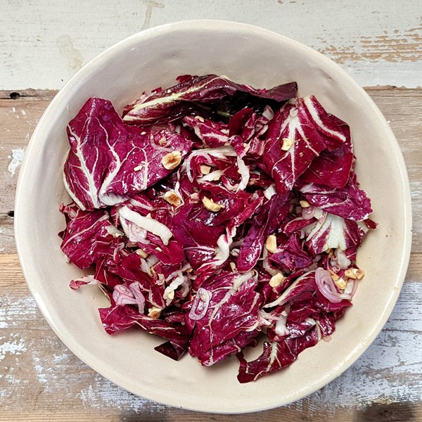 Radicchio & hazelnut salad (Insalata di radicchio e nocciole)