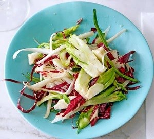 Radicchio & puntarelle salad with anchovy dressing 