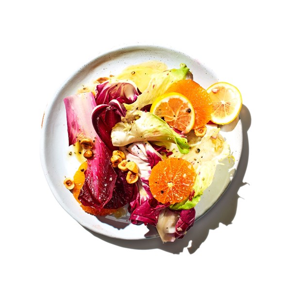 Radicchio and citrus salad with preserved lemon