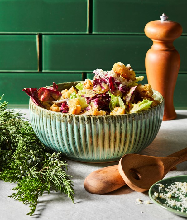 Radicchio Caesar salad