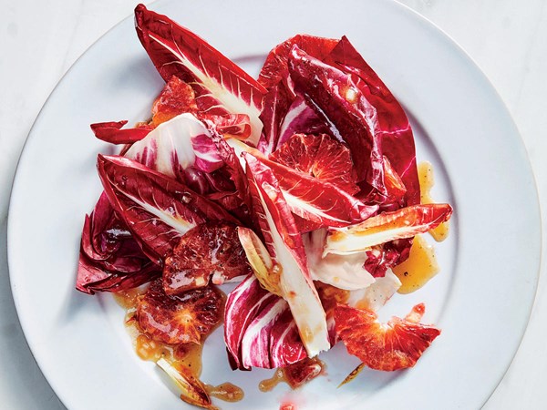 Radicchio salad with Angostura vinaigrette 