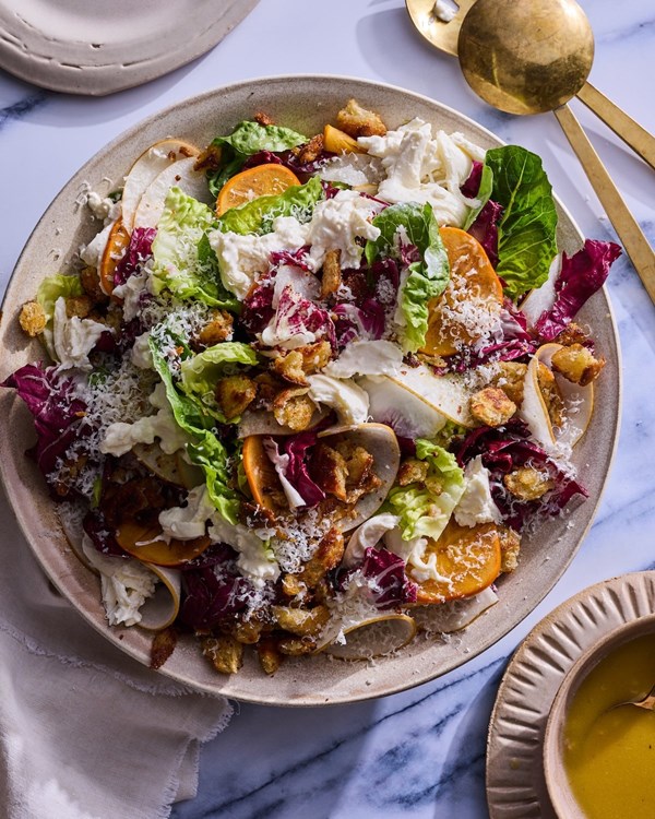 Radicchio salad with burrata
