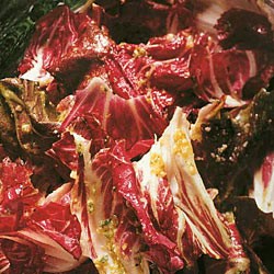 Radicchio salad with caper dressing