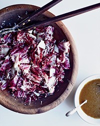 Radicchio salad with Manchego vinaigrette
