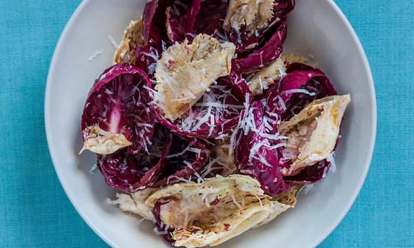Radicchio salad with Manchego vinaigrette