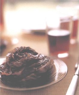 Radicchio with balsamic vinaigrette and pancetta (Radicchio all'aceto balsamico e pancetta croccante)