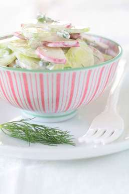 Radish & cucumber salad