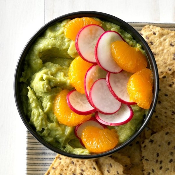 Radish & mandarin orange [guacamole]