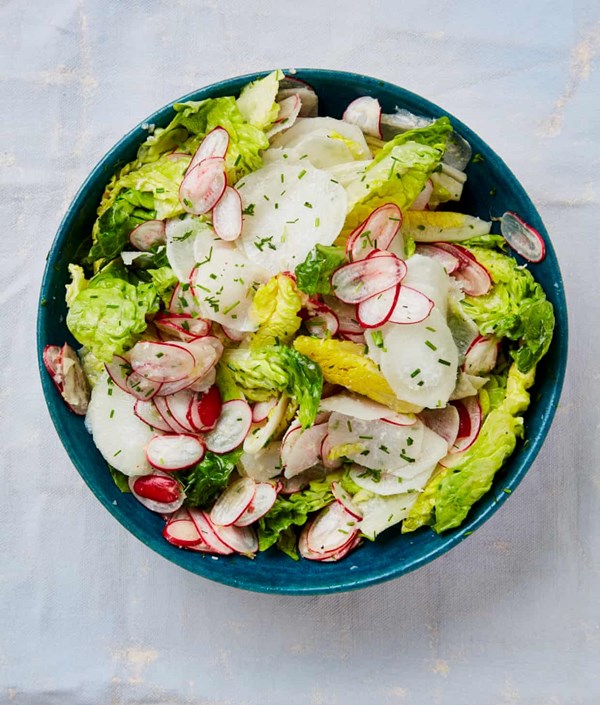 Radish and horseradish salad