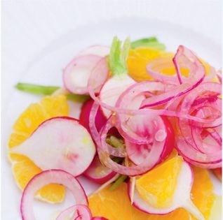 Radish and orange salad