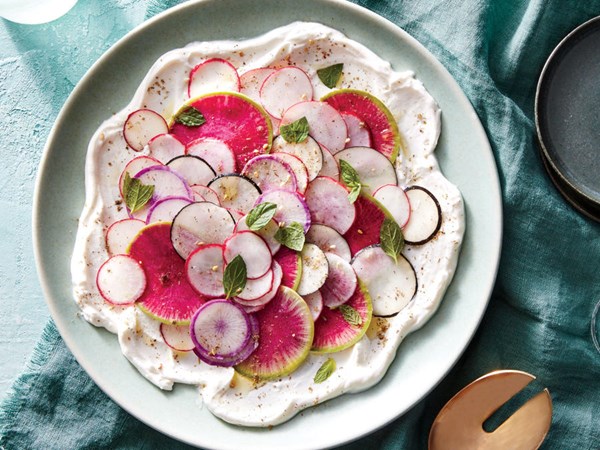 Radish carpaccio