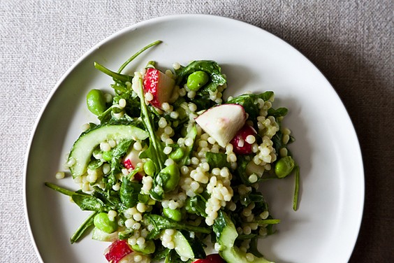 Radish cous cous