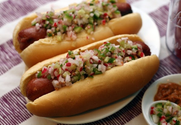 Radish cucumber relish