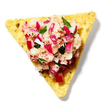 Radish-jicama salsa