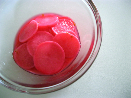 Radish pickles