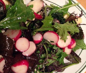 Radish salad