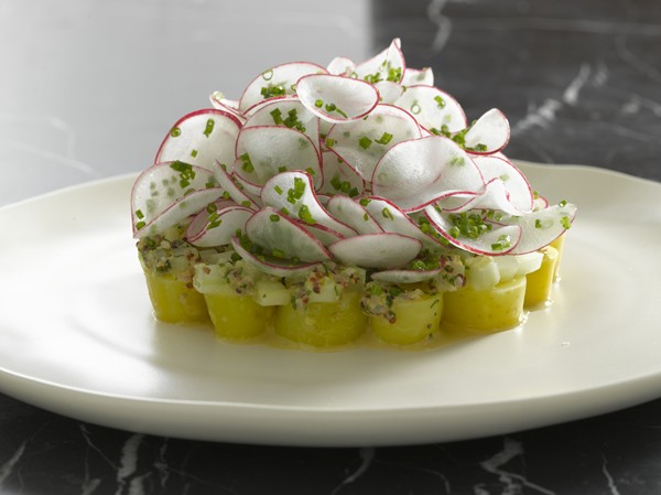 Radish salad with country dressing