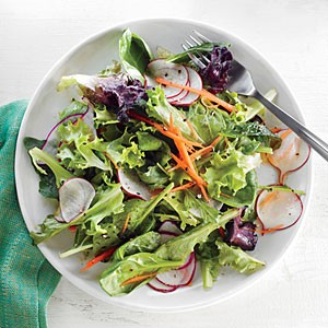 Radish salad with orange vinaigrette