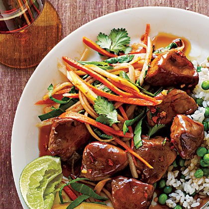 Radish-squash slaw
