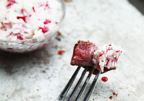 Radish truffle butter